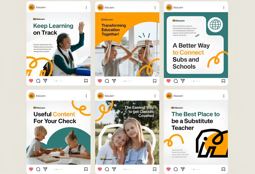 Yellow colour pallate on children content