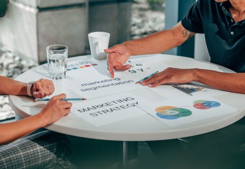 Aset konten untuk strategi marketing bisnis