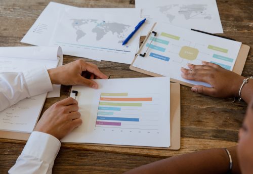 Business team planning a content strategy
